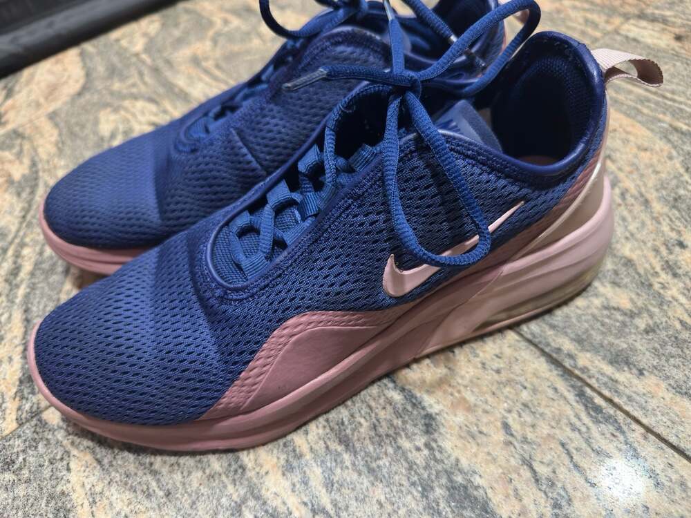 Nike Air Max Motion 2 Women's Running Sneakers Blue and Pink